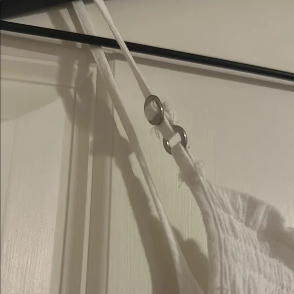 Aeropostale White Tank Top with Blue Pattern - Picture 4 of 4